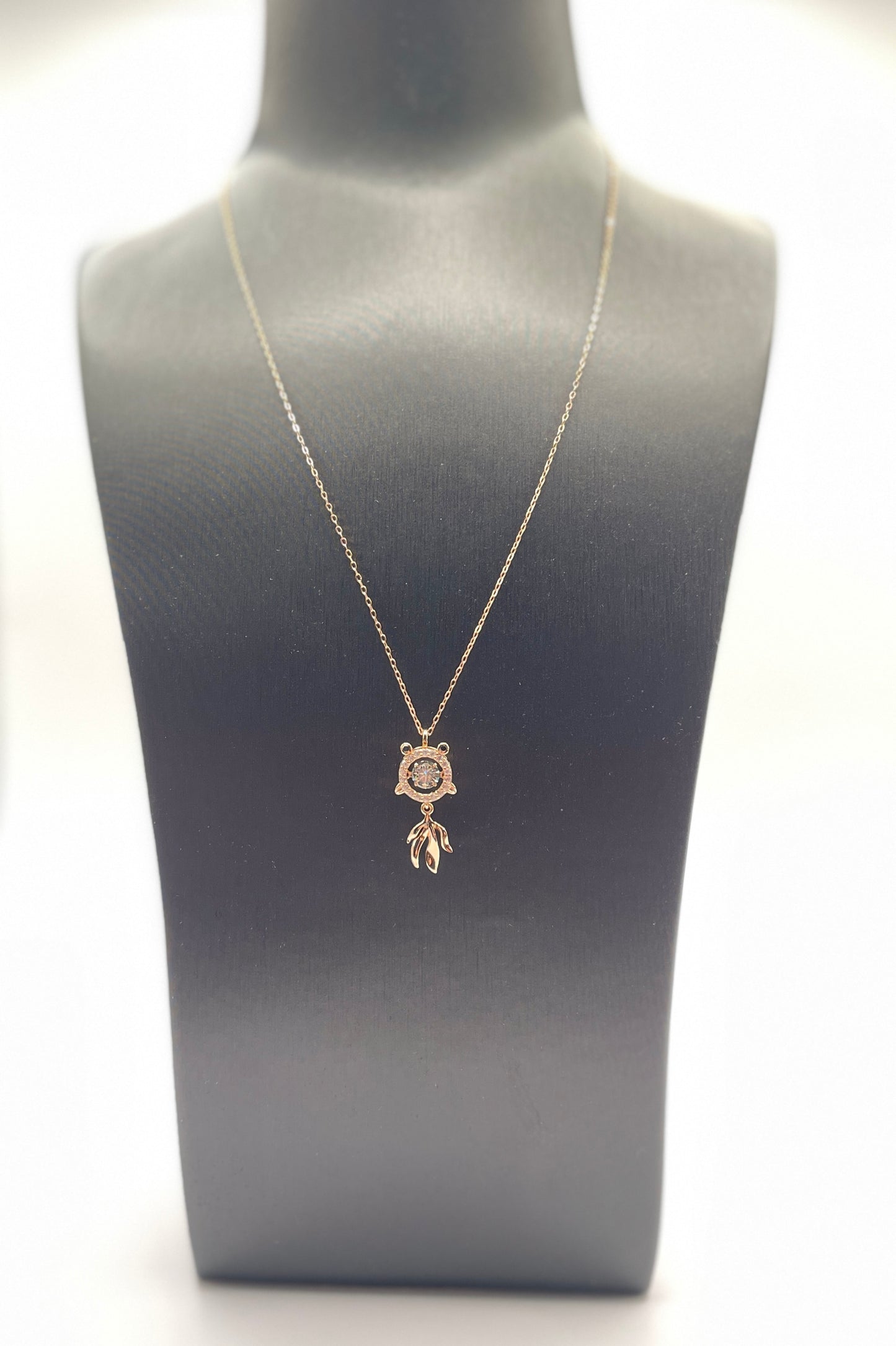 MD0030 Tadpole Silver Moissanite Diamond Pendant