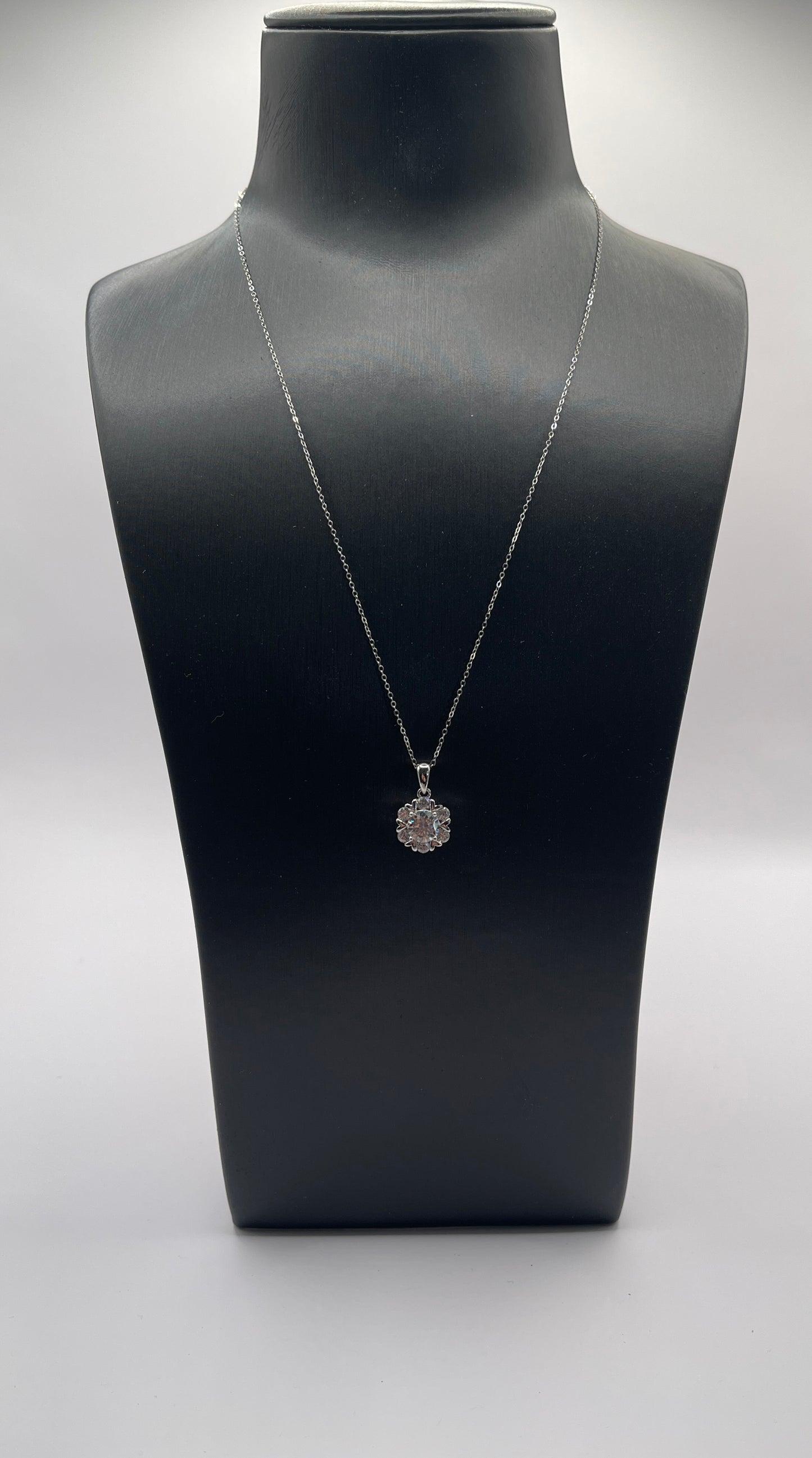 MD003 Moissanite diamond pendant